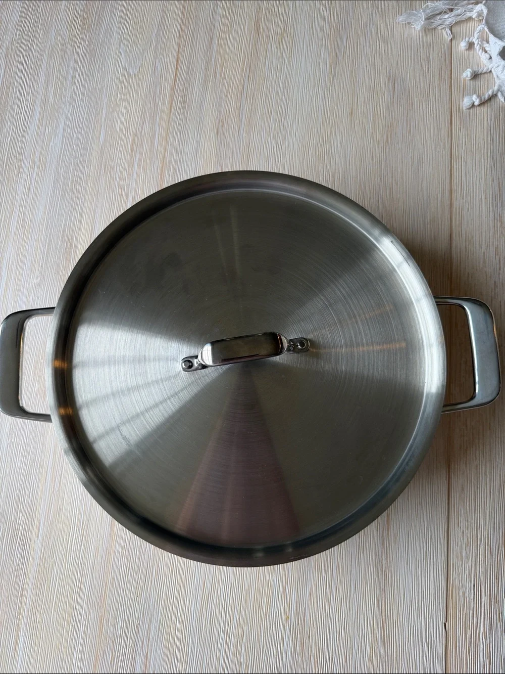 🥘MISEN Brand New 6 Qt Stainless Steel Braiser Pot with Lid Never Used 🥘
